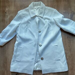 Bailey 44 White Button Jacket